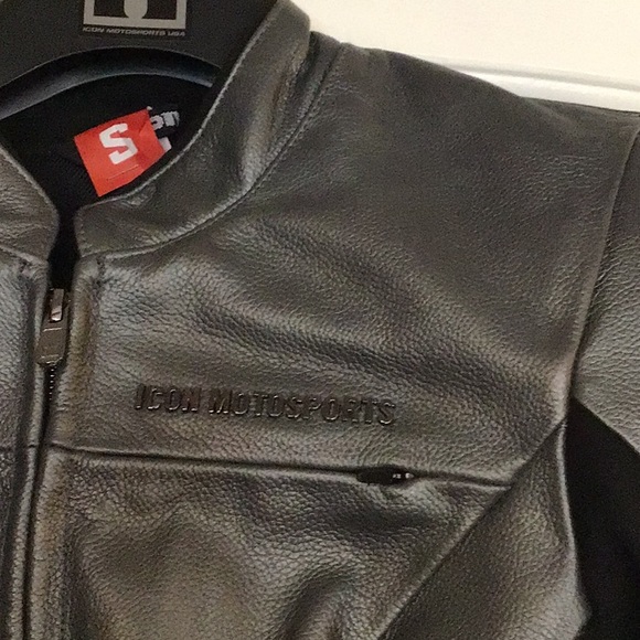 Icon Overload Leather Motorcycle Jacket - Picture 2 of 4